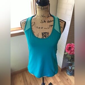 Champion Turquoise Racer-back Tank Top with Built-in Bra